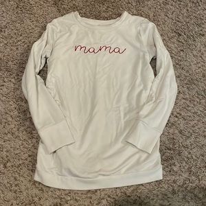 “Mama” maternity lightweight sweatshirt